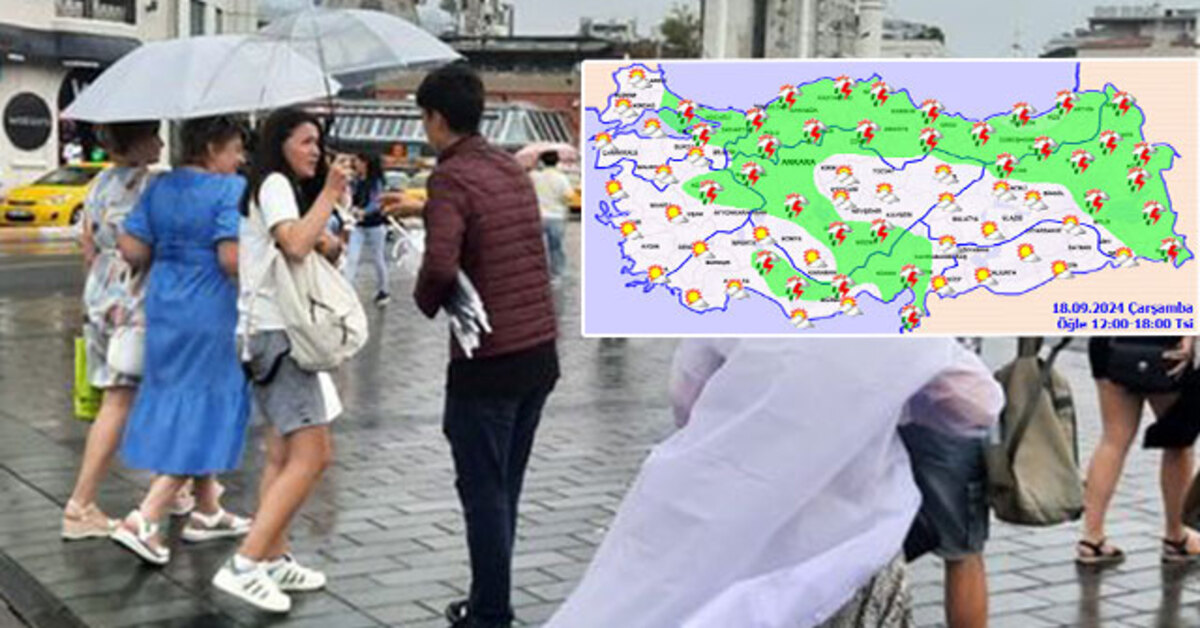 Meteoroloji’den kritik uyarı! 6 bölgede sağanak!