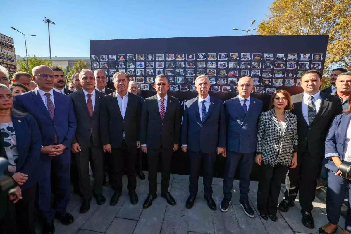 CHP Genel Başkanı Özgür Özel, 10 Ekim Anıtı’nın Açılışına Katıldı
