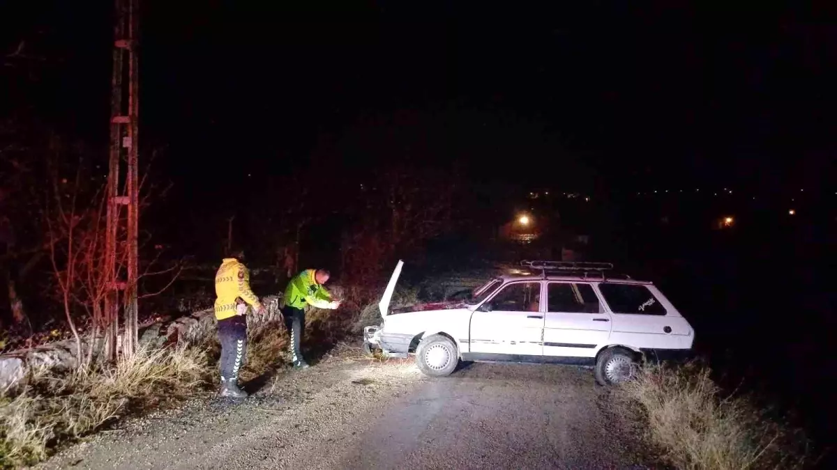 Alkollü Sürücü Kaza Yaptı