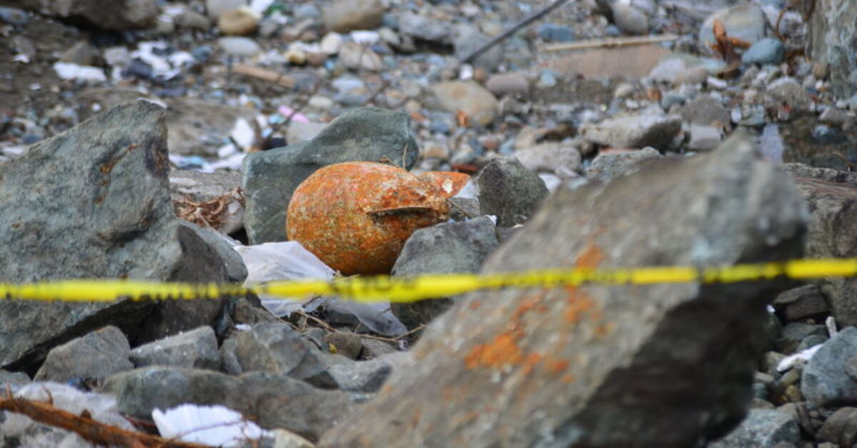 Patlamamış ‘su altı bombası’ panik yarattı