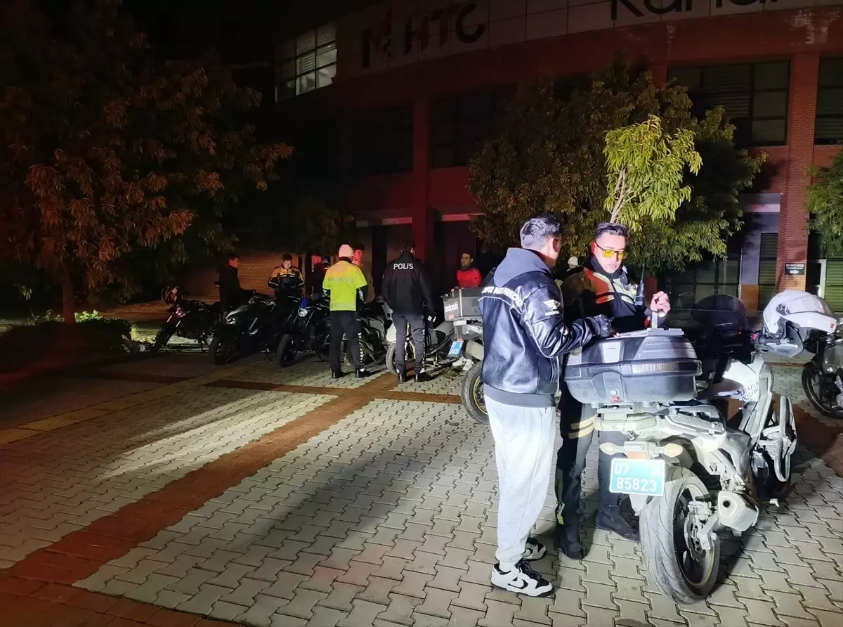Alanya’da Motosiklet Yarışına Ceza