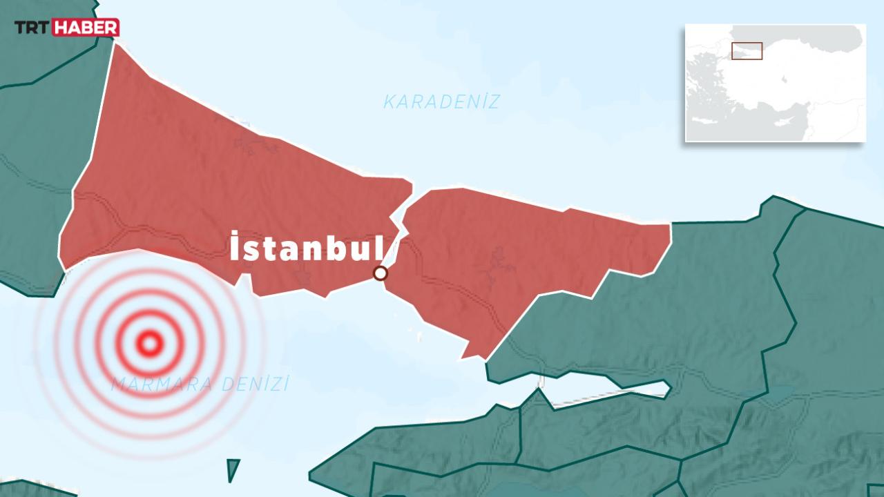 İstanbul’da 3,8 büyüklüğünde deprem oldu